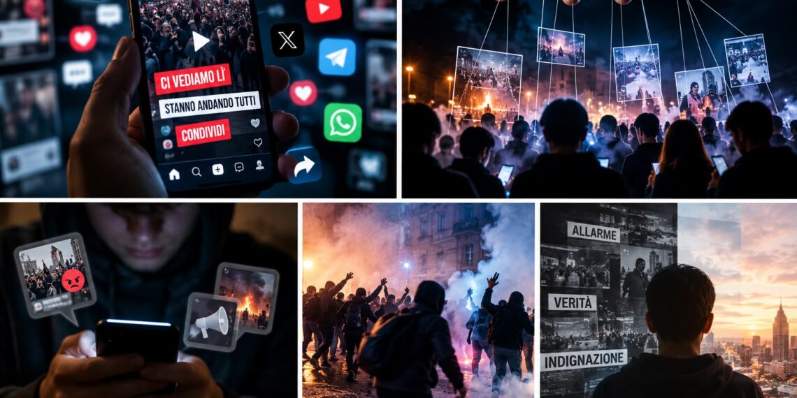 La piazza nasce sullo smartphone: così gli algoritmi trasformano il tam tam in una miccia
